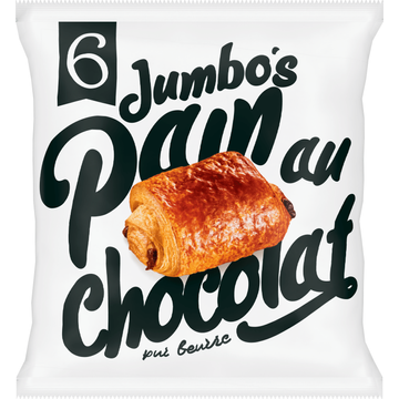 Jumbo's Vriesverse Chocoladebroodjes 6 Stuks