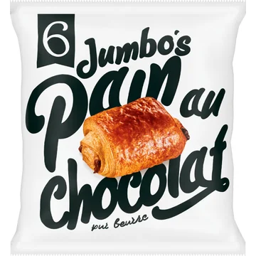 Jumbo's Vriesverse Chocoladebroodjes 6 Stuks