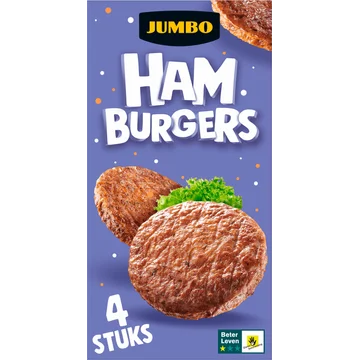 Jumbo Hamburgers 4 Stuks