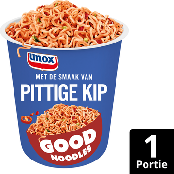 Unox Good Noodles Cup Pittige Kip 64 g