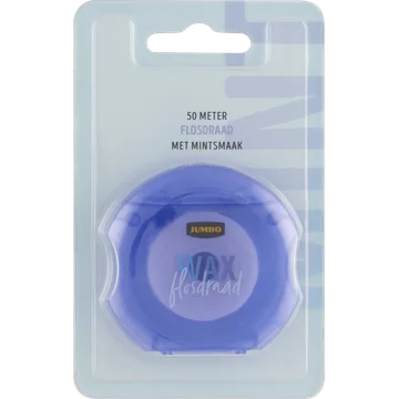 Jumbo Wax Flosdraad met Mintsmaak 50 m