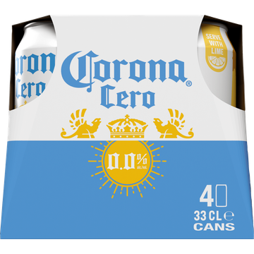 Corona Cero 0.0% Alc./Vol. Bier Blik 4 x 330 ml