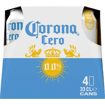 Corona Cero 0.0% Alc./Vol. Bier Blik 4 x 330 ml