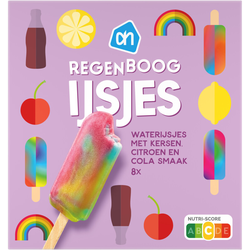 AH Regenboog ijsjes