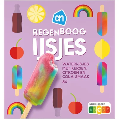 AH Regenboog ijsjes