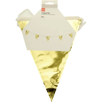 HEMA Vlaggenlijn Goud Plastic 1 Stuk
