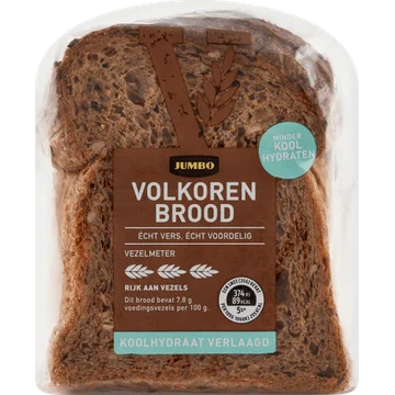 Jumbo - Volkoren Brood Koolhydraatarm - Half