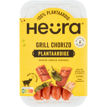 Heüra Grill Chorizo Plantaardige Spanish Chorizo Sausages 216 g