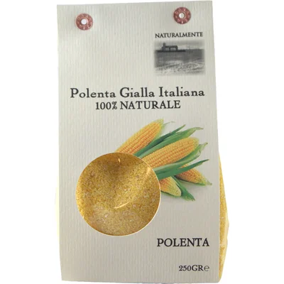 Naturalmente Polenta Gialla Italiana 100% Naturale 250 g