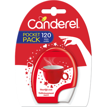 Canderel Pocket Pack 120 Stuks 10,2 g