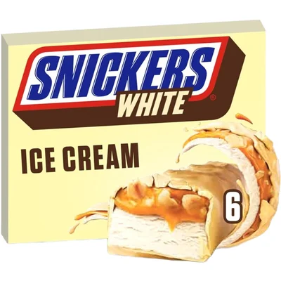 Snickers White ijsrepen