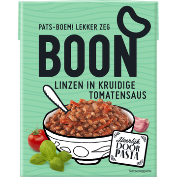 Boon Linzen in Kruidige Tomatensaus 380 g