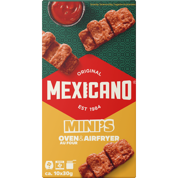 Mexicano Mini's oven & airfryer snacks