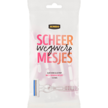Jumbo Wegwerp Scheermesjes 5 Stuks