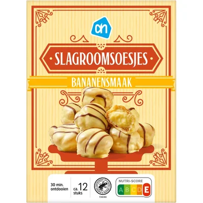 AH Slagroomsoesjes bananensmaak