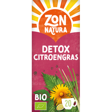 Zonnatura Biologische Thee - Detox Citroengras