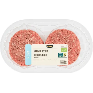 Jumbo Biologisch Hamburger Rund 2 Stuks