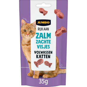 Jumbo Rijk aan Zalm Zachte Visjes 35 g