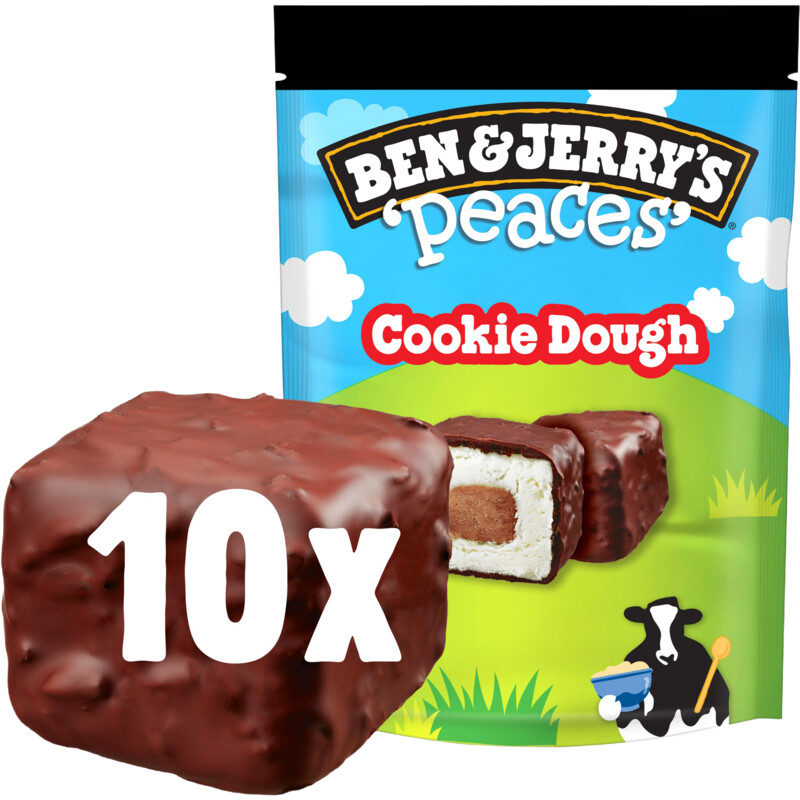 Ben & Jerry's Peaces cookie dough