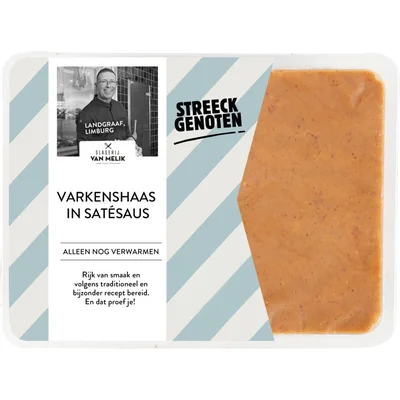 Streeckgenoten Varkenshaas in satésaus