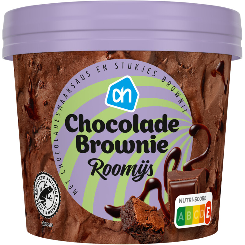AH Chocolade brownie roomijs