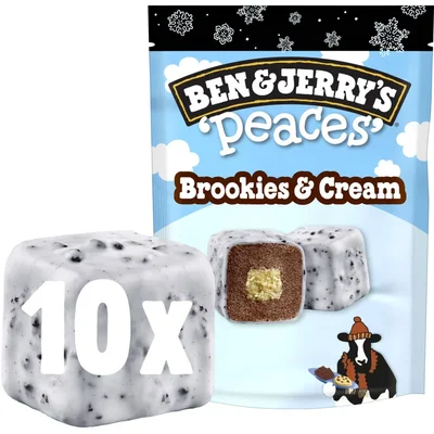 Ben & Jerry's Peaces brookies & cream