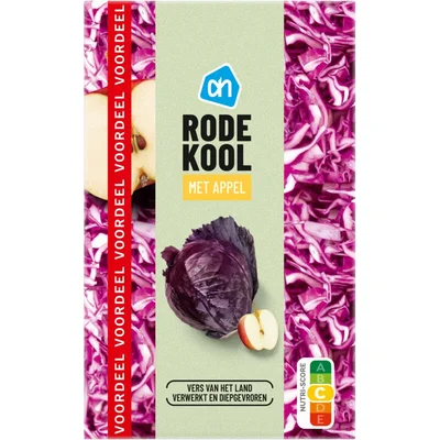 AH Rode kool met appel