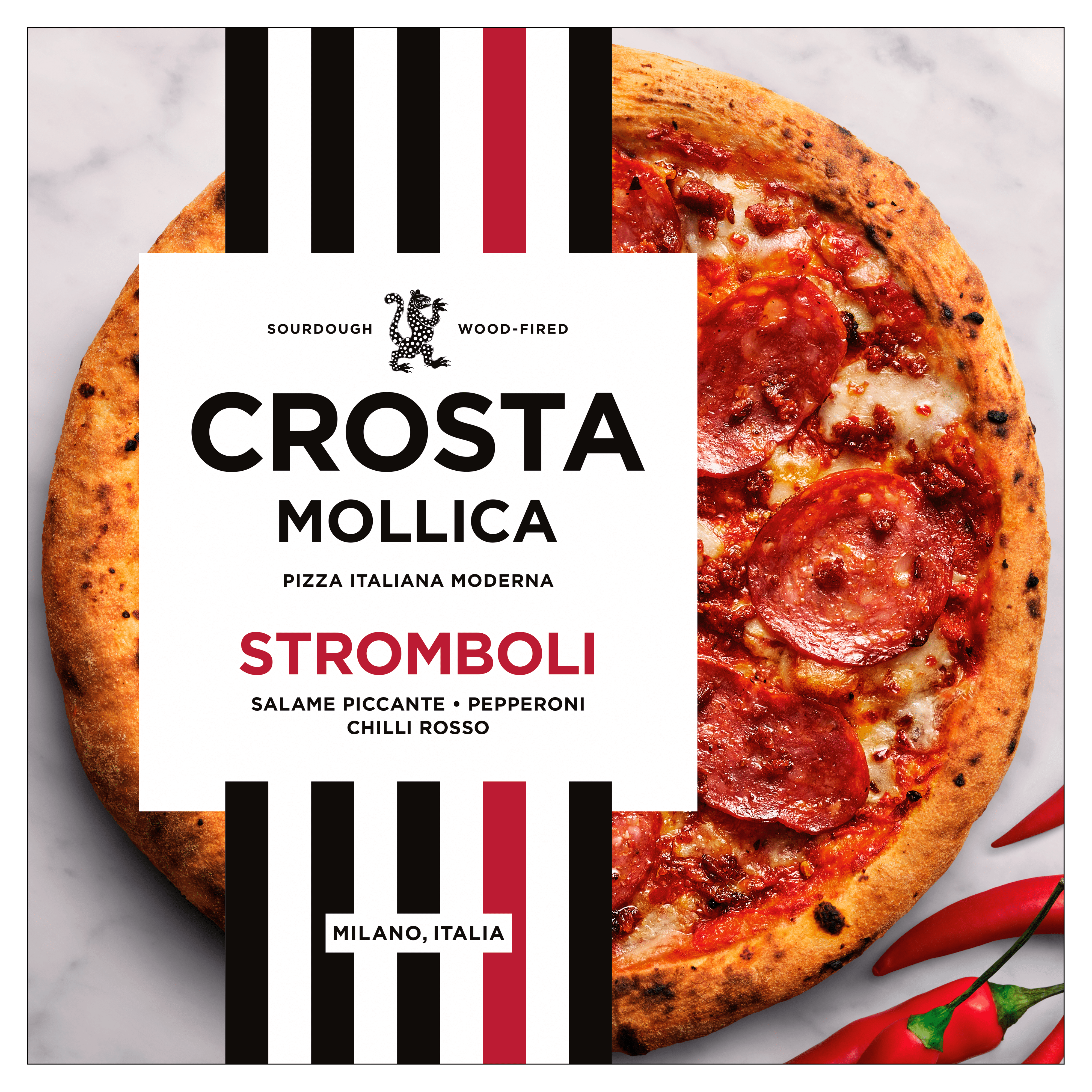 Crosta Mollica Pizza stromboli