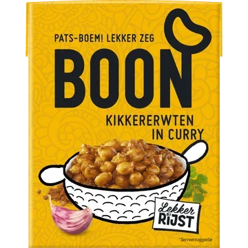Boon Kikkererwten in Curry 380 g