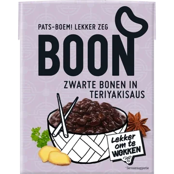Boon Zwarte Bonen in Teriyakisaus 390 g