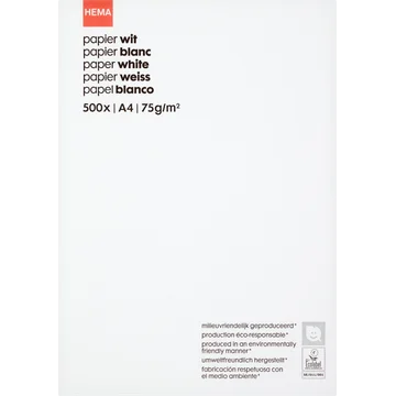HEMA Papier Wit A4 500 Stuks