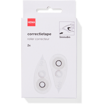 2x Correctietape 5mmx8m