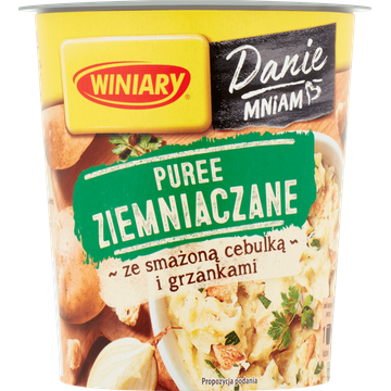 Winiary® Aardappelpuree met Croutons en Gebakken Uitjes 59 g