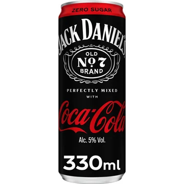 Jack Daniel's Perfectly Mixed with Coca-Cola Zero Sugar 330 ml