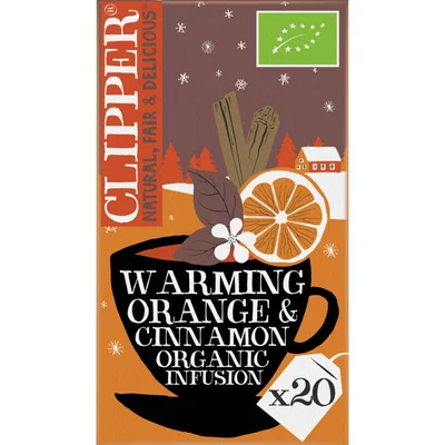 Clipper Warming orange cinnamon organic infusion