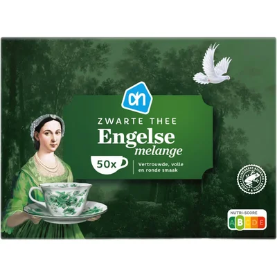 AH Zwarte thee Engelse melange 1 kop