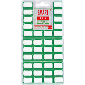 Smart Gum Pepermint met Xylitol 36 Stuks 39,6 g