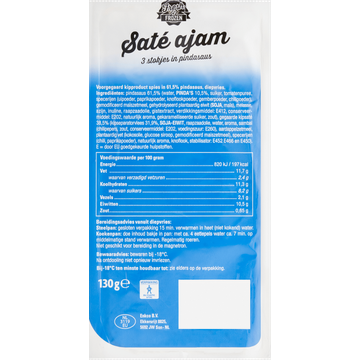 Fresh & Frozen Saté Ajam 130 g