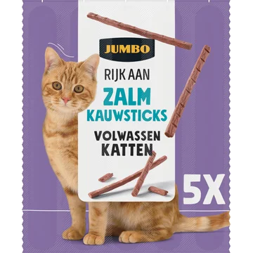 Jumbo Kauwsticks Zalm 5 Stuks