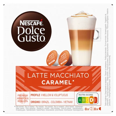 Nescafé Dolce Gusto Macchiato caramel capsules