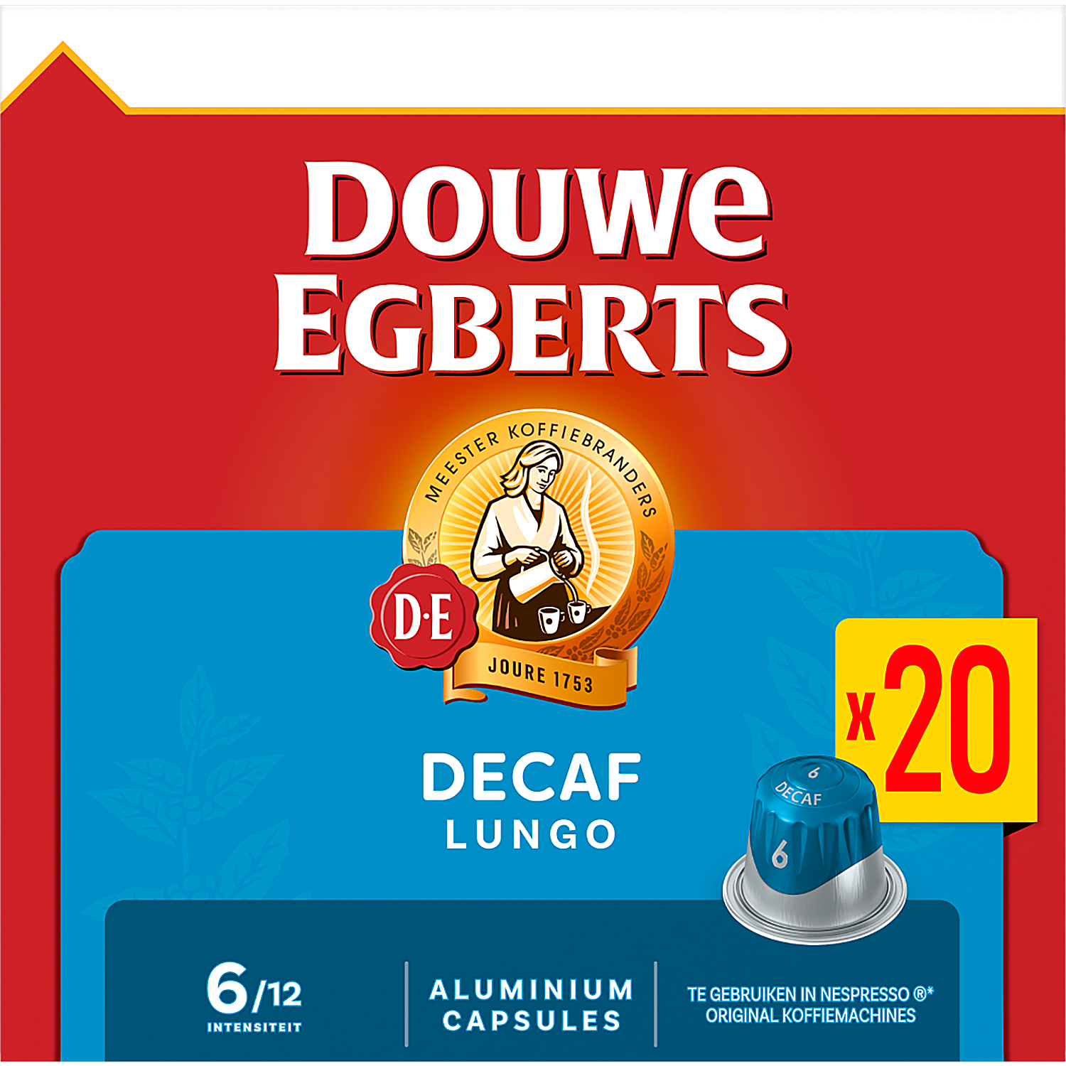 Douwe Egberts Lungo decaf capsules