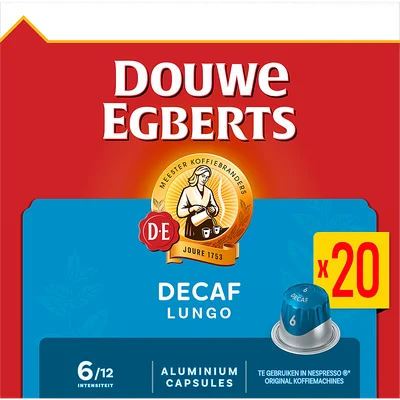 Douwe Egberts Lungo decaf capsules