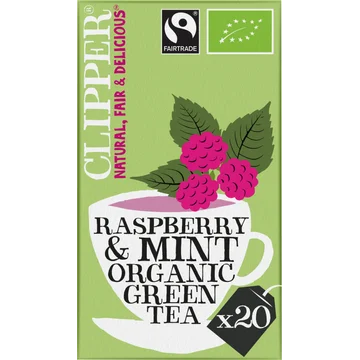 Clipper Raspberry & mint organic green tea