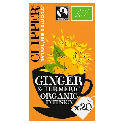 Clipper Ginger turmeric organic infusion