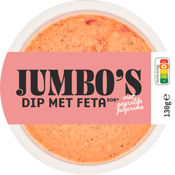 Jumbo's Dip Feta met Gegrilde Paprika 130 g