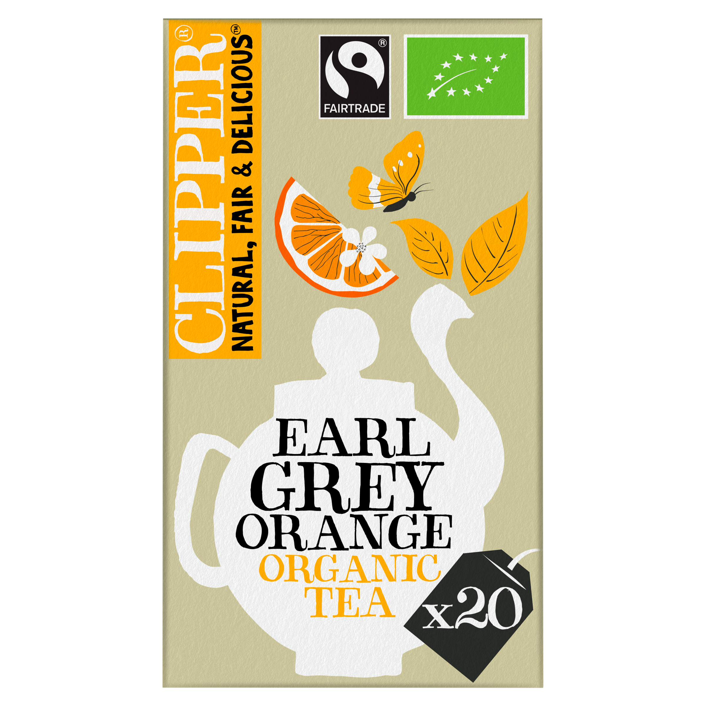 Clipper Earl grey orange organic tea