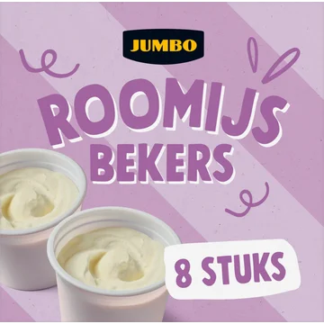 Jumbo Roomijs Bekers 8 Stuks