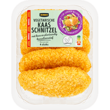 Jumbo Vegetarische Kaas Schnitzel Voordeelverpakking 4 Stuks