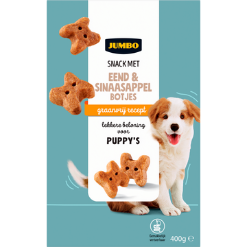 Jumbo Snack met Eend & Sinaasappel Botjes 400 g