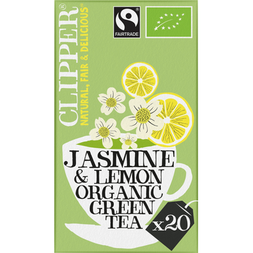 Clipper Jasmine & lemon organic green tea